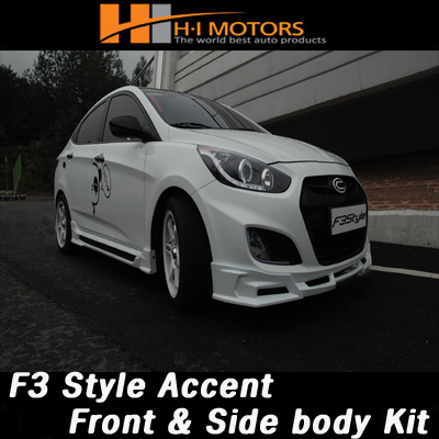 [ Accent 2011~ auto parts ] Accent2011 Body Kit (front, side)  Made in Korea